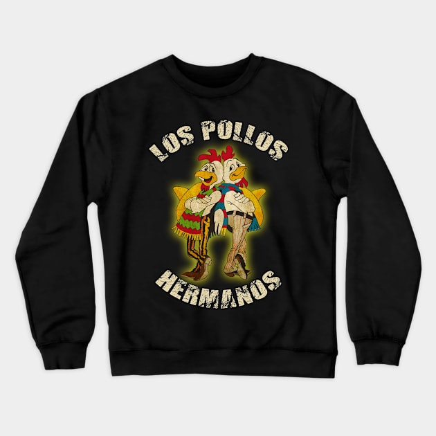 Los Pollos Hermanos Vintage Crewneck Sweatshirt by sungkemdisek